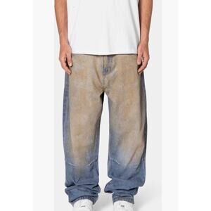 New MNML ultra baggy not washed vintage denim jeans 33